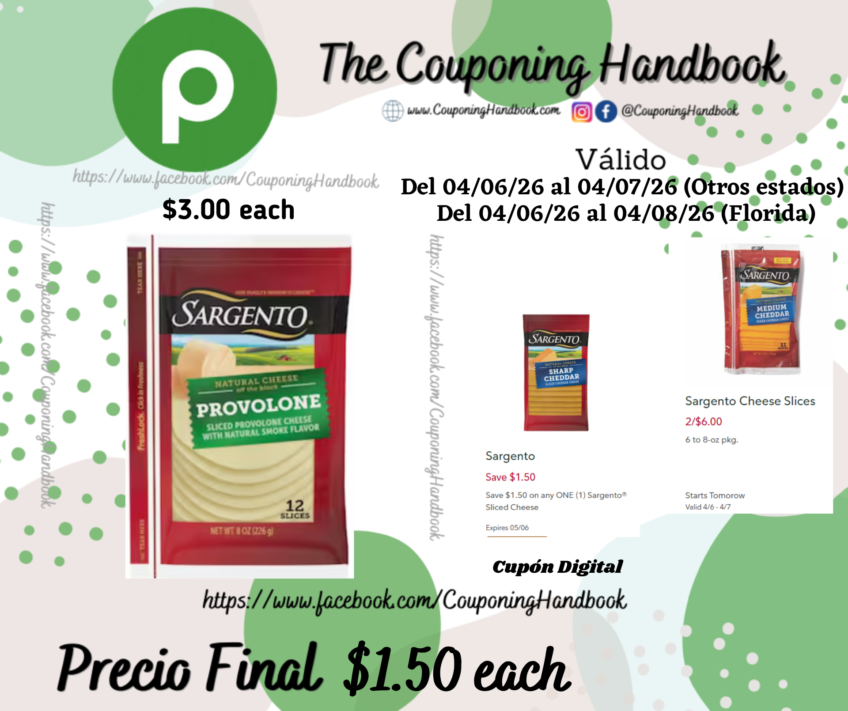 Sargento Sargento® Sliced Provolone Natural Cheese with Natural Smoke Flavor, 12 slices por $1.50