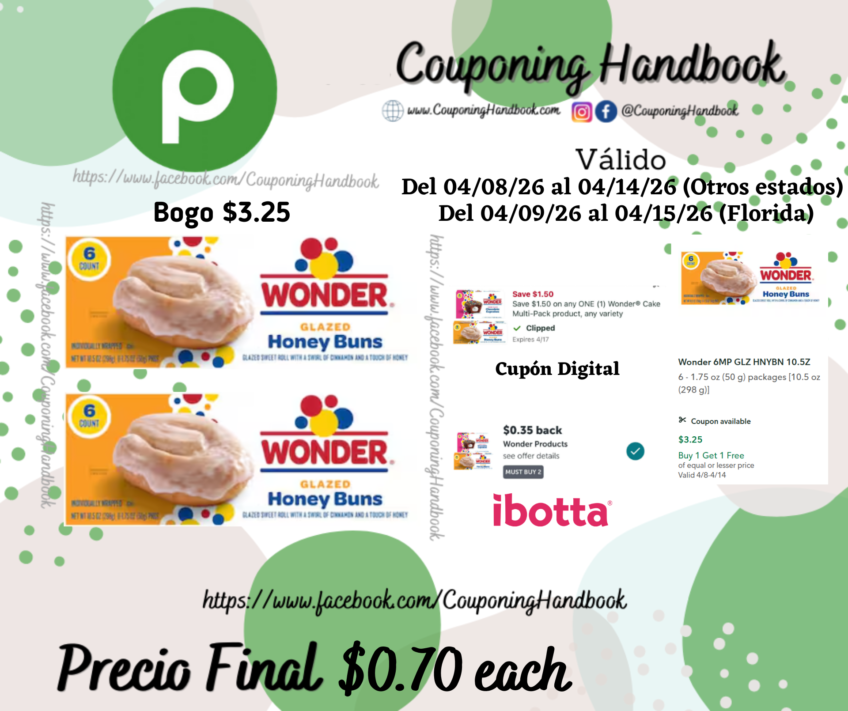 Wonder 6MP GLZ HNYBN 10.5Z por $0.70