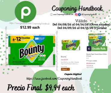 Bounty Paper Towels Select-A-Size, 6 Count por $9.94