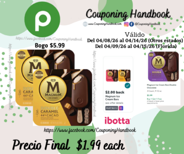 Magnum Ice Cream Bars Double Caramel por $1.99