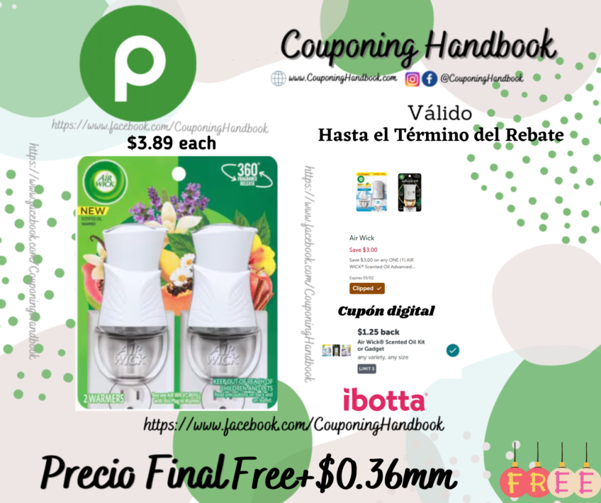 Air Wick Scented Oil Warmer 2 warmers Gratis