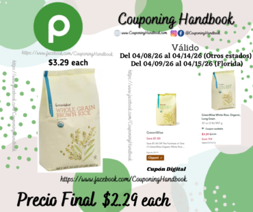 GreenWise Brown Rice, Organic, Whole Grain por $2.29