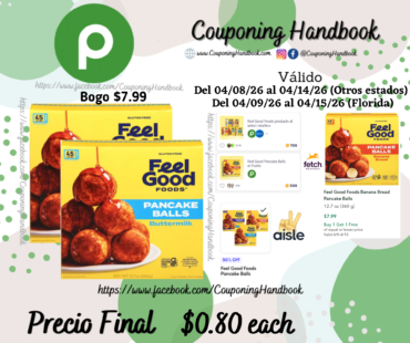 Feel Good Foods Buttermilk Pancake Balls por $0.80