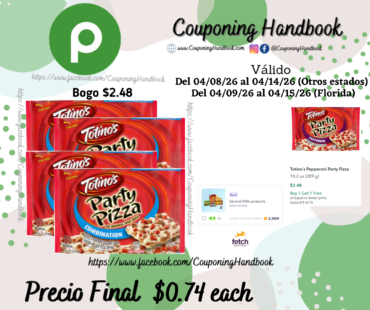 Totino’s Combination Party Pizza por $0.74