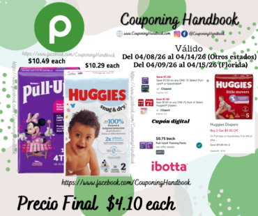 Productos Huggies por $4.10