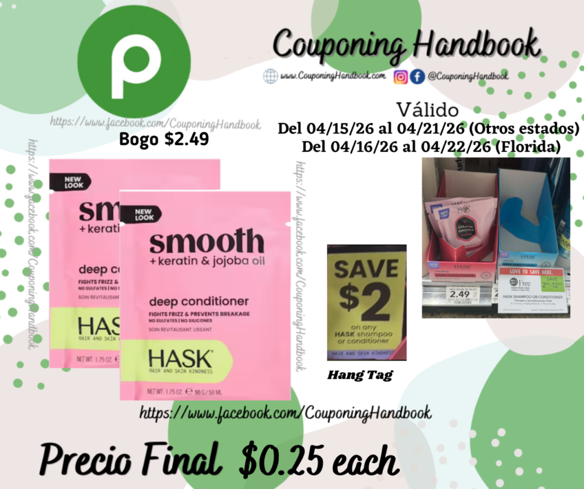 Hask Smooth + Keratin & Jojoba Oil Deep Conditioner por $0.25