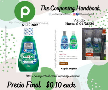 Crest® Scope® Classic Mouthwash 1.2 oz. por $0.10