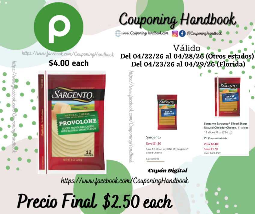 Sargento Sargento® Sliced Provolone Natural Cheese with Natural Smoke Flavor, 12 slices por $2.50
