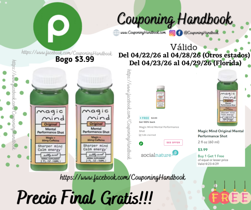 02 Magic Mind Original Mental Performance Shot 2 fl oz Gratis
