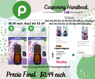 Air Wick Essential Mist Fragrance Mist por $0.49