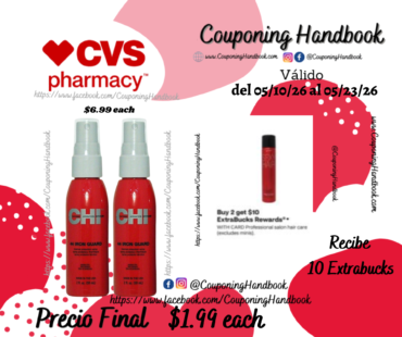 CHI 44 Iron Guard Thermal Protection Spray, 2 OZ por $1.99
