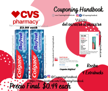 Colgate Max Fresh Toothpaste with Mini Breath Strips, Cool Mint por $0.49