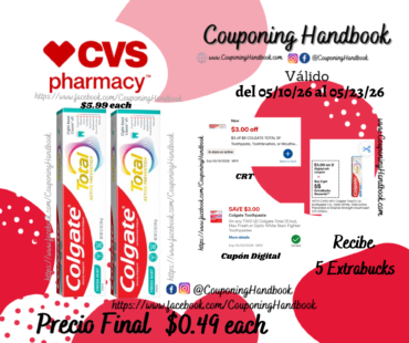 Colgate Total Active Prevention Toothpaste, Fresh Mint, 5.1 OZ por $0.49