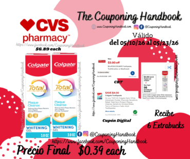 Colgate Total Plaque Pro Release Toothpaste, 3.0 OZ por $0.39