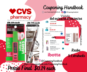 Productos Maybelline por $0.19