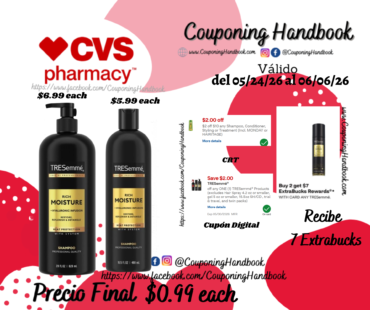 Productos TRESemme por $0.99