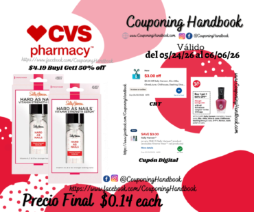 Sally Hansen Hard as Nails Strengthening Treatment 0.45 OZ, Clear por $0.14