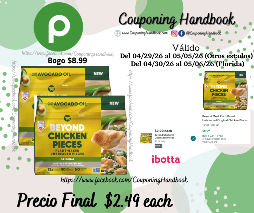 Beyond Meat Plant-Based Unbreaded Original Chicken Pieces por $2.49