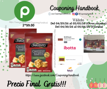 02 Sargento Crackers, Cheese Bakes Gratis