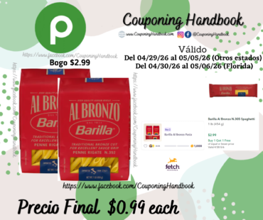 Barilla Al Bronzo N.352 Penne Rigate por $0.99