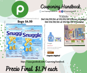Snuggle Blue Sparkle Dryer Sheets 80 sheets por $1.74