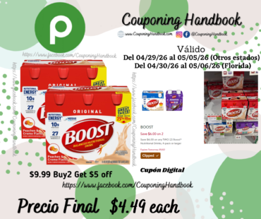 Boost Balanced Nutritional Drink Original por $4.49