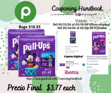 Pull-Ups Training Pants por $3.77