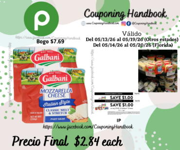 Galbani Cheese, Mozzarella, Italian Style, Part-Skim 16 oz  por $2.84