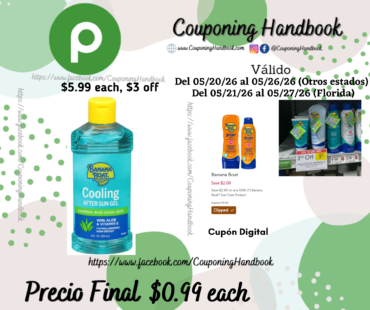 Banana Boat After Sun Gel, Cooling por $0.99