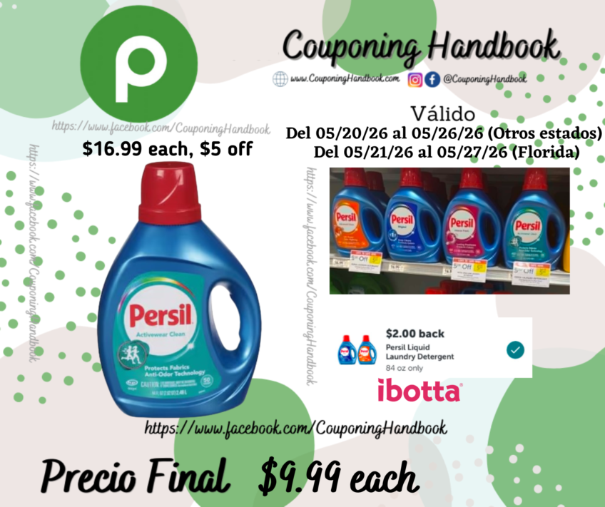 Persil Activewear Clean Detergent por $9.99
