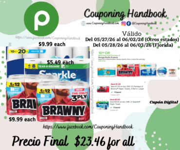 04 productos de Paper towel por $23.46