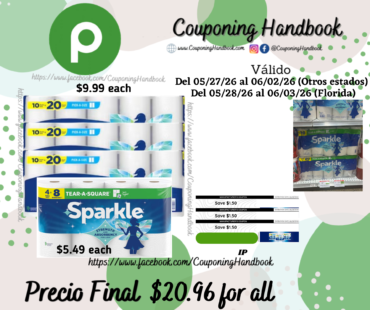 04 Sparkle Paper Towels por $20.96