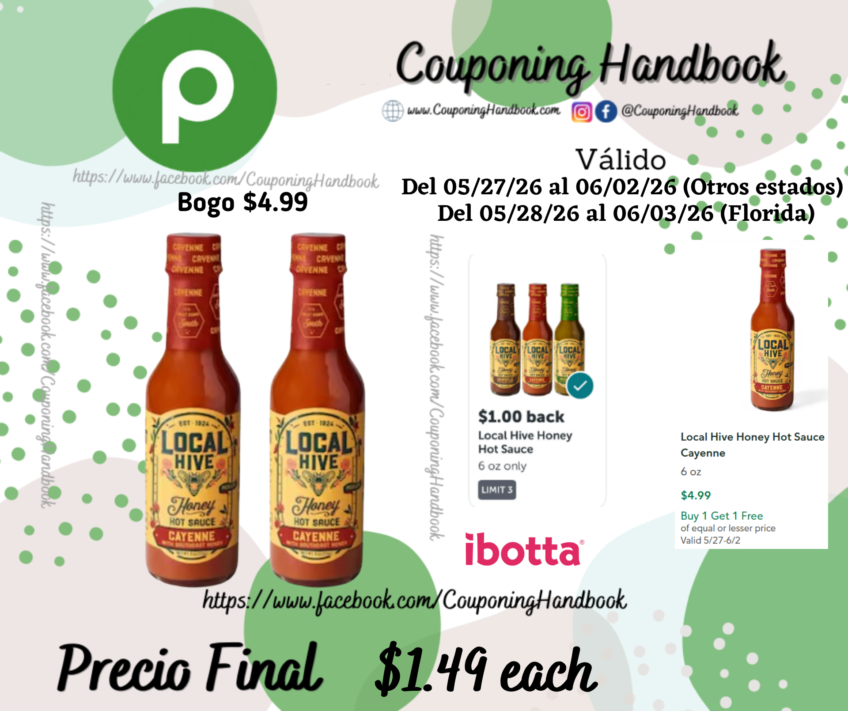 Local Hive Honey Hot Sauce Cayenne por $1.49