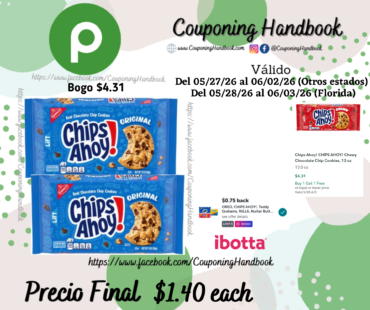 Chips Ahoy! Original Chocolate Chip Cookies, 13 oz por $1.40