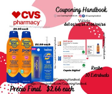 Productos Sunscreen por $2.66