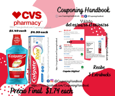 Productos Colgate por $1.74