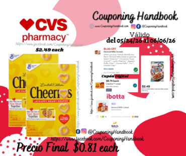 Cheerios Cereal, Original, 8.9 Ounces por $0.81