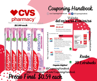Colgate Sensitive Anticavity Whitening Toothpaste, Fresh Mint, 1 Each, 6 Ounces por $0.59