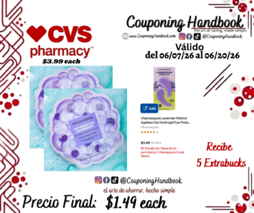 Vitamasques Oxygenating Blueberry Bubble Sheet Mask por $1.49
