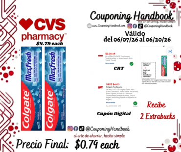 Colgate Max Fresh Toothpaste with Mini Breath Strips, Cool Mint, 1 Pack por $0.79