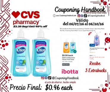 Dial Complete Antibacterial Liquid Hand Soap, 11 fl oz, Spring Water por $0.79