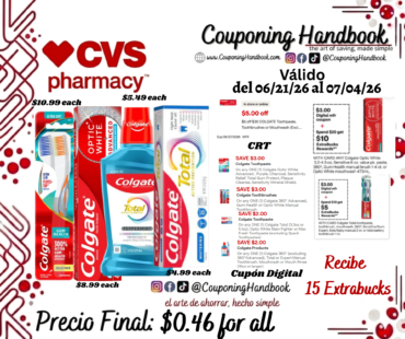 04 Productos Colgate por $0.46