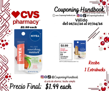 Nivea Lip Care por $1.99