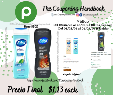 Dial Body Wash por $1.13