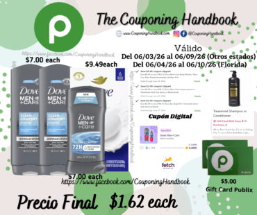Productos Dove por $1.62 después de Fetch Rewards