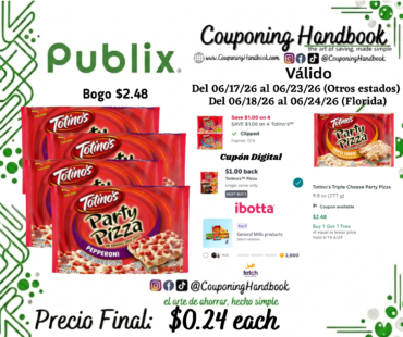 Totino’s Pepperoni Party Pizza 10.2 oz por $0.24