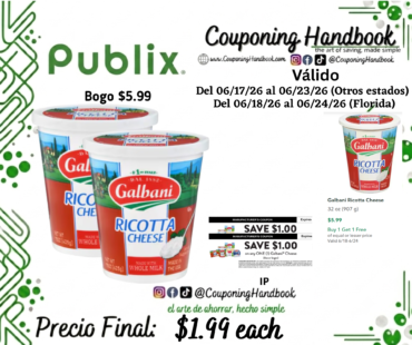 Galbani Ricotta Cheese 32 oz por $1.99