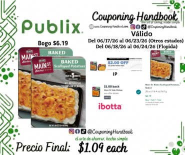 Main St. Bistro Scalloped Potatoes, Baked 20 oz por $1.09