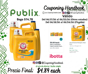 Arm & Hammer Detergent, Clean Burst 140 fl oz por $4.89