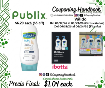 Cetaphil Baby Wash & Shampoo with Organic Calendula, 7.8 fl oz por $3.29